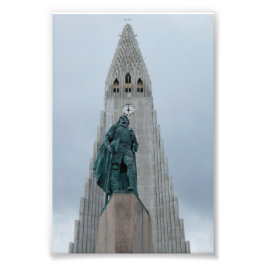 Leif Erikson Statue, Islandet Fototryck