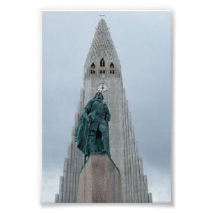Leif Erikson Statue, Islandet Fototryck