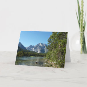 Leigh Lake vid Grand Teton National Park Kort
