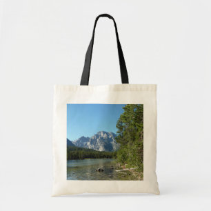 Leigh Lake vid Grand Teton National Park Tygkasse