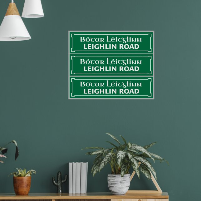 Leighlin Road Poster (Vardagsrum 1)