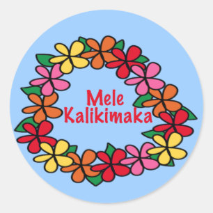 Leihawaiibojul Runt Klistermärke