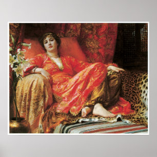 Leila, 1892 Herr Frank Dicksee Poster