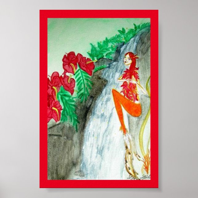 Leila, liten arkivutskrift poster (Framsidan)