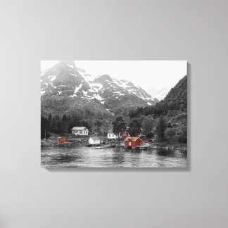 Leinwand - Norwegen (Raftsund nähe Trollfjord) Canvastryck