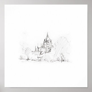 Leinwanddruck Kunstdruck Hannover Rathaus Poster