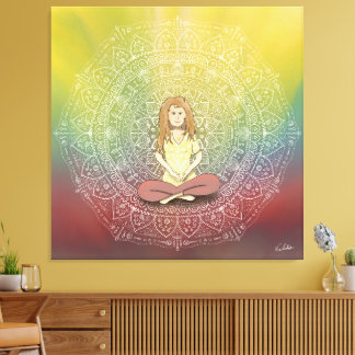 Leinwandruck Mandala Art Canvastryck