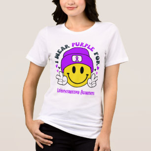Leiomyosarcoma Awareness Ribbon Support Gifts T Shirt