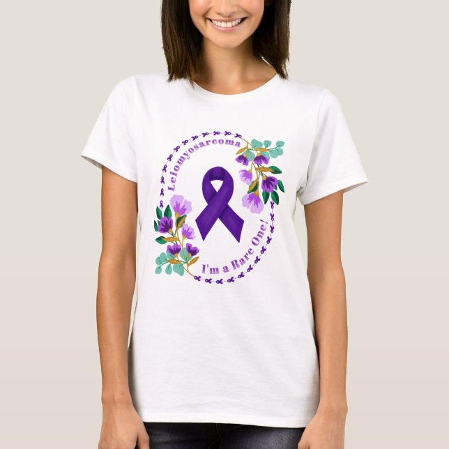 Leiomyosarcoma Awareness T-Shirt (Framsida)