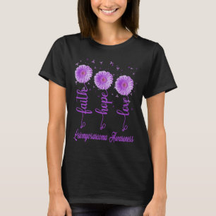 leiomyosarcoma-troende hoppas på blomman från dais t shirt