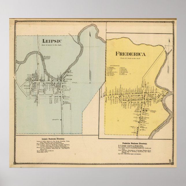 Leipsic, Frederica Poster (Framsidan)