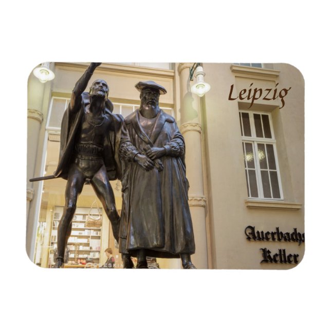 Leipzig Auerbachs Keller Magnet (Horisontell)