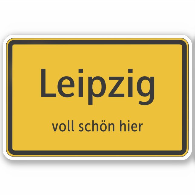Leipzig Aufkleber Sticker Autoaufkleber Klistermärken (Framsida)