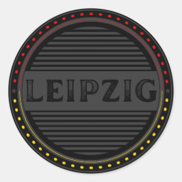 Leipzig City Pride Emblem – Tysk Identitet Runt Klistermärke