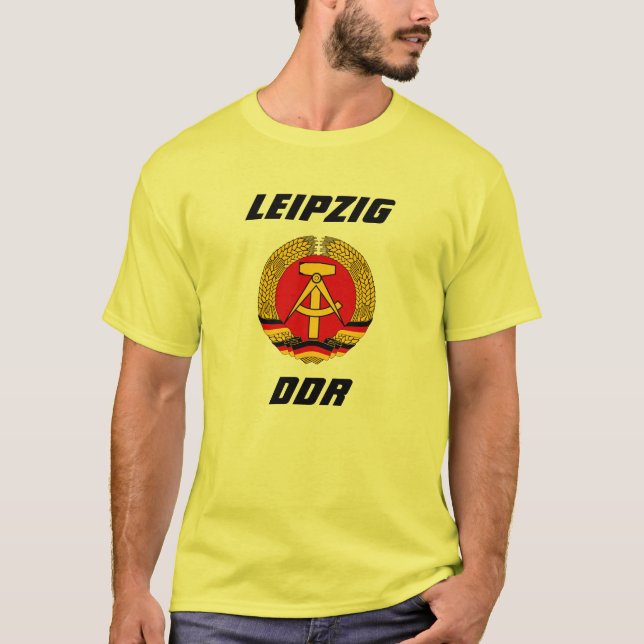 Leipzig, DDR - Deutsche Demokratische Republik T Shirt (Framsida)
