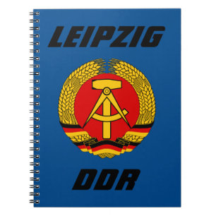 Leipzig, DDR - Öster Tyskland Anteckningsbok