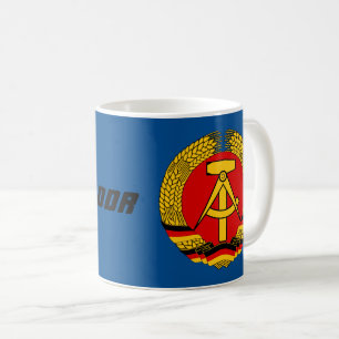 Leipzig, DDR - Öster Tyskland Kaffemugg