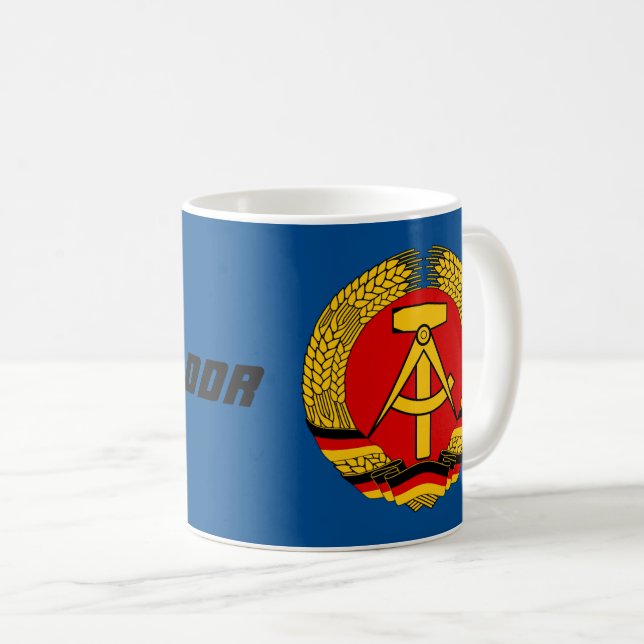 Leipzig, DDR - Öster Tyskland Kaffemugg (Framsida höger)