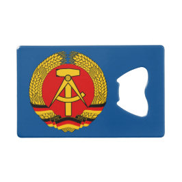 Leipzig, DDR - Öster Tyskland Kreditkort Flasköppnare