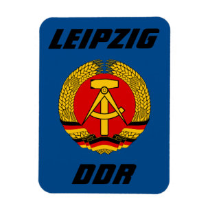Leipzig, DDR - Öster Tyskland Magnet