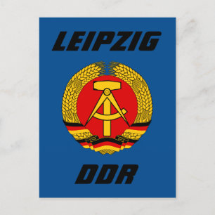 Leipzig, DDR - Öster Tyskland Vykort
