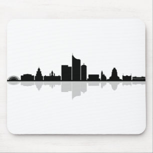 LEIPZIG Deutschland City Skyline Silhouette Musmatta