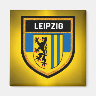 Leipzig Flagga Magnet