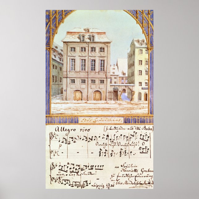 Leipzig Gewandhaus Poster (Framsidan)