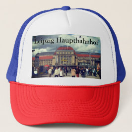 Leipzig Hauptbahnhof Järnvägen Station Keps