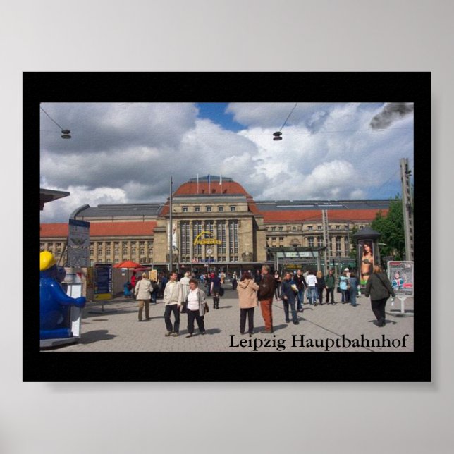 Leipzig Hauptbahnhof Poster (Framsidan)