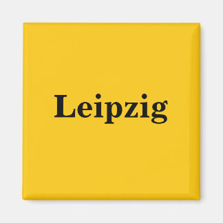 Leipzig Magnet - Schild Guld Gleb