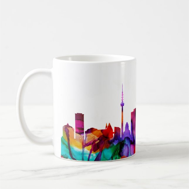 Leipzig Skyline Kaffemugg (Vänster)