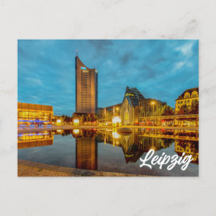 Leipzig, Tyskland Vykort