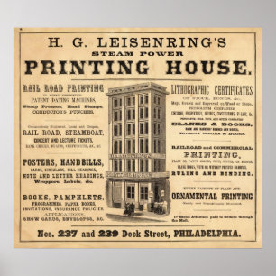 Leisenrings Printinghus Poster