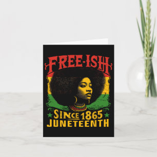 Leish Black History Junetonde Freedom Emancipa Kort