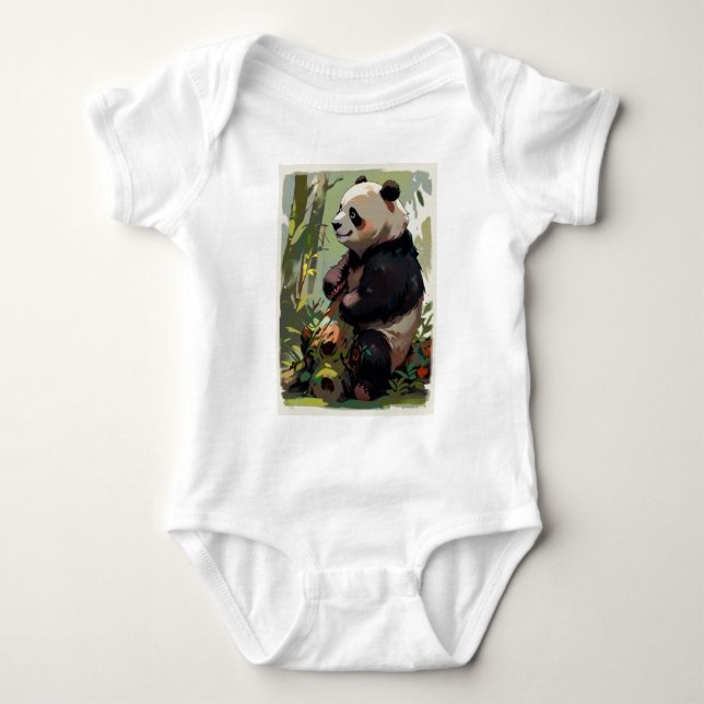 Leisure Bear - Panda Björn T Shirt (Framsida)