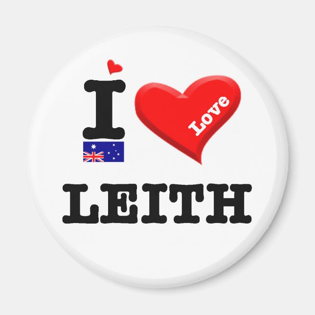 LEITH - I KÄRLEK MAGNET (Framsidan)