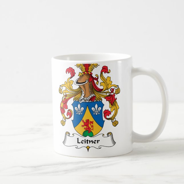 Leitner familjvapensköld kaffemugg (Höger)