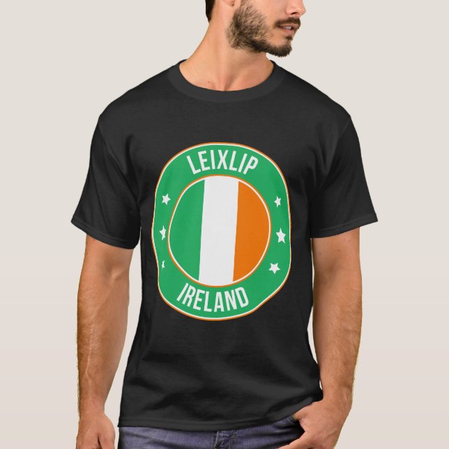 Leixlip, Irland Stad T Shirt (Framsida)