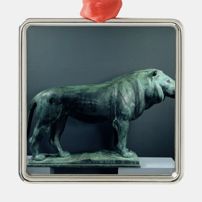 Lejon 1904 julgransprydnad metall (Framsidan)