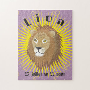 Lejon 23 juillet au 22 août Puzzle Pussel