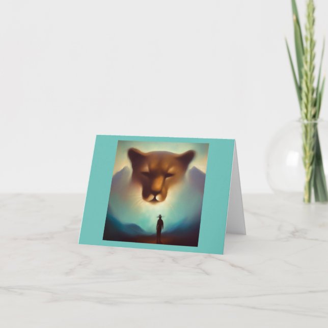 Lejon 3 för Spirit Animal Mountain 3 Kort (Framsida)