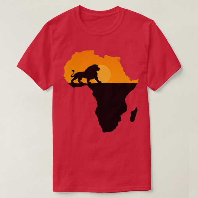 Lejon afrika t shirt (Design framsida)