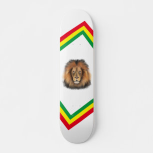 lejon akvarell Leo kung safari djur djungel katt Mini Skateboard Bräda 18,5 Cm