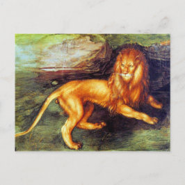 Lejon - Albrecht Durer - c1494 Vykort