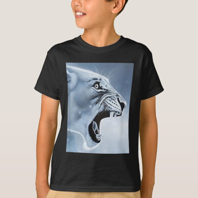 Lejon apa Meme Ragebait Meme Brainrot Gen T Shirt (Framsida)