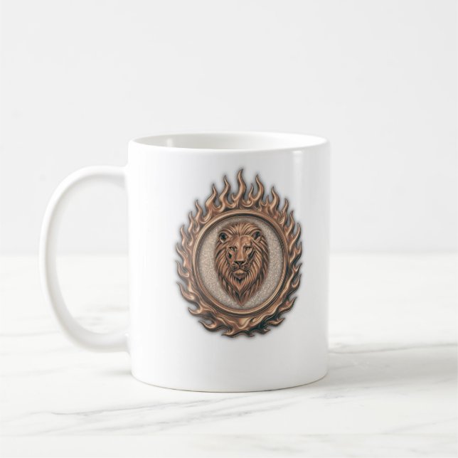 Lejon är alltid en kung kaffemugg (Vänster)