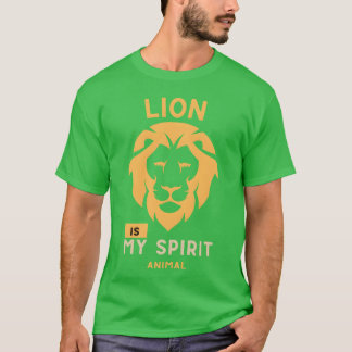 Lejon är min andliga djur vacker t shirt