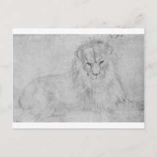 Lejon av Albrecht Durer Vykort