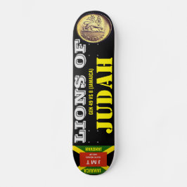 LEJON AV JUDA Rullbräda Mini Skateboard Bräda 18,5 Cm